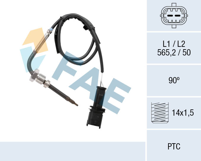 Capteur, température des gaz FAE 68074