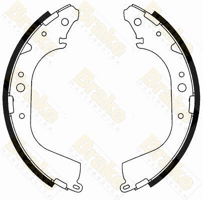 Jeu de mâchoires de frein Brake ENGINEERING SH2427