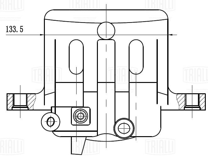 Étrier de frein TRIALLI CF 012077