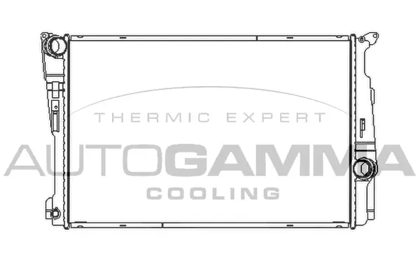 Radiateur, refroidissement du moteur AUTOGAMMA 107413