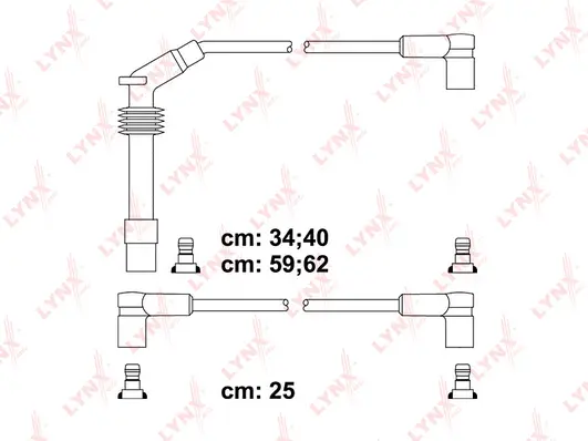 Kit de câbles d'allumage LYNXAUTO SPC5933