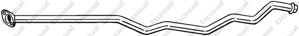 Tuyau d'échappement KLOKKERHOLM 900-053