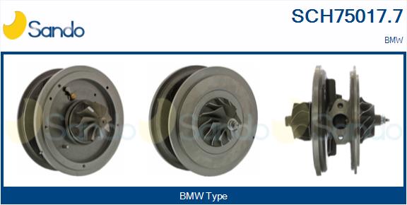 Groupe carter, turbocompresseur SANDO SCH75017.7