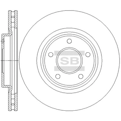 Disque de frein Hi-Q SD4709