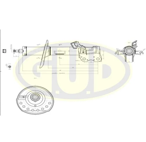 Amortisseur G.U.D. GSA339754