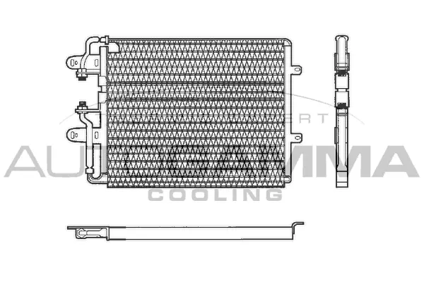 Condenseur, climatisation AUTOGAMMA 101823