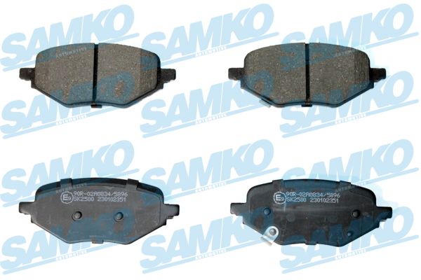 Kit de plaquettes de frein, frein à disque SAMKO 5SP2351