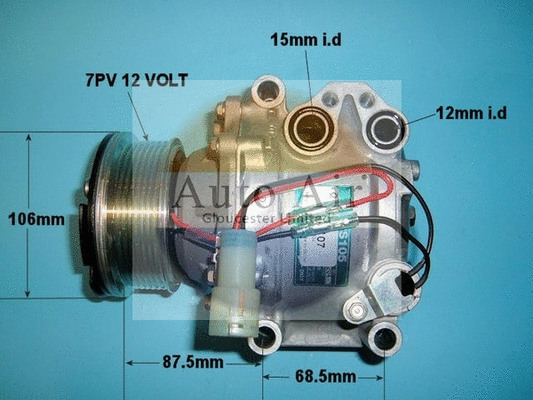 Compresseur, climatisation AUTO AIR GLOUCESTER 14-0258