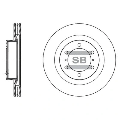 Disque de frein Hi-Q SD4090