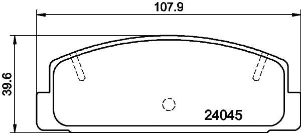 Kit de plaquettes de frein, frein à disque MINTEX MDB2309