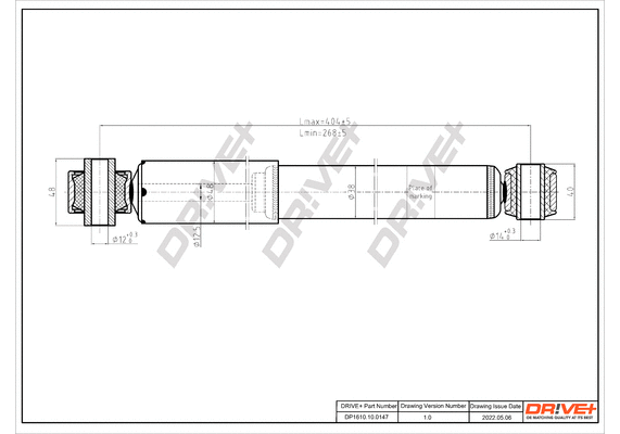 Amortisseur Dr!ve+ DP1610.10.0147