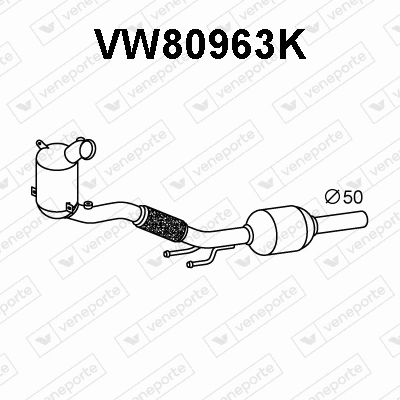 Catalyseur VENEPORTE VW80963K