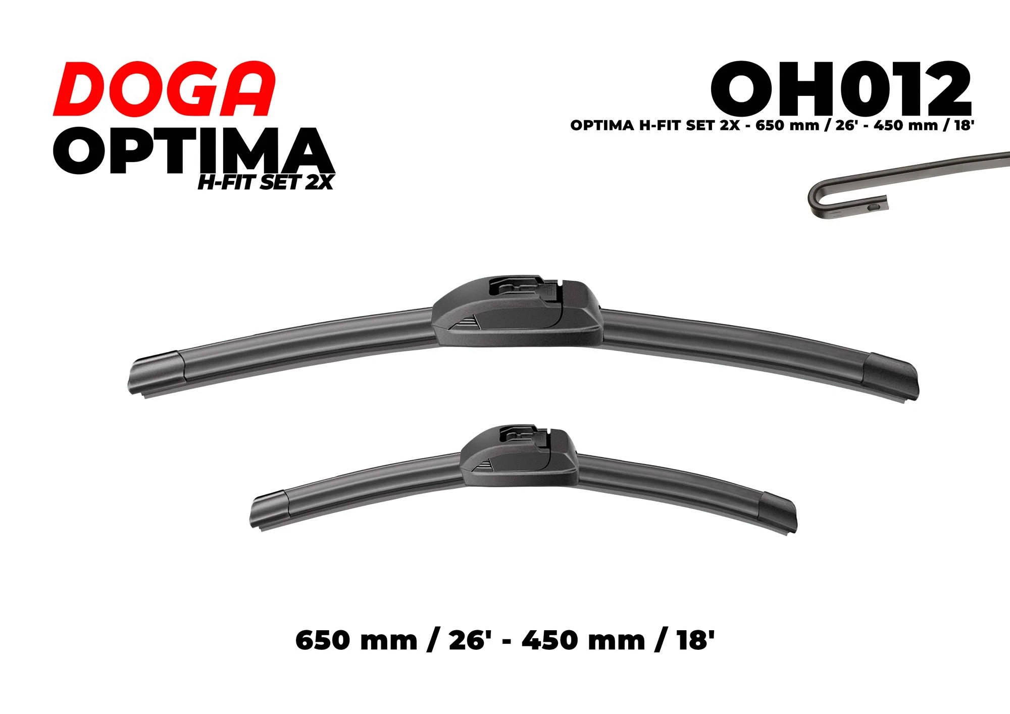 Balai d'essuie-glace DOGA OH012
