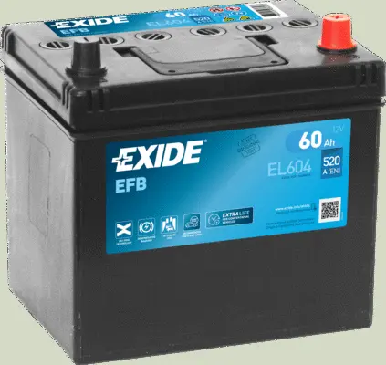 Batterie de démarrage EXIDE EL604
