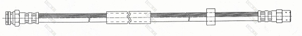 Flexible de frein GIRLING 9001345