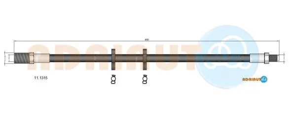Flexible de frein ADRIAUTO 11.1315