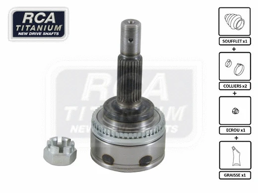 Jeu de joints, arbre de transmission RCA FRANCE RE91