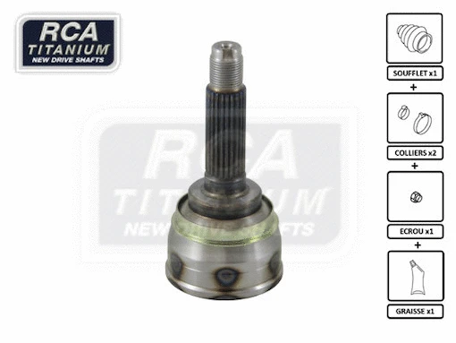Jeu de joints, arbre de transmission RCA FRANCE OA11A