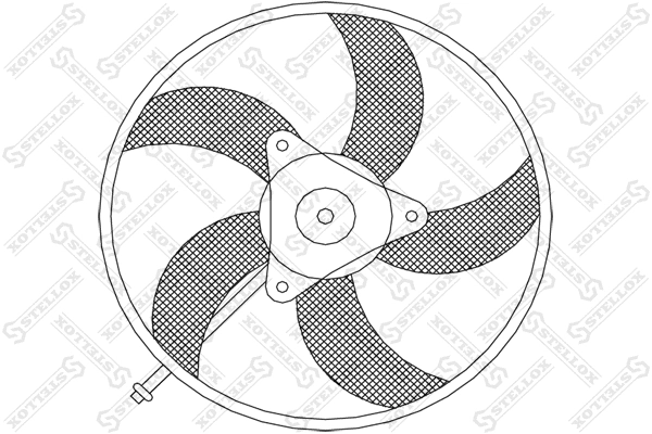 Ventilateur, refroidissement du moteur STELLOX 29-99256-SX