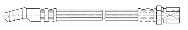Flexible de frein CEF 516809