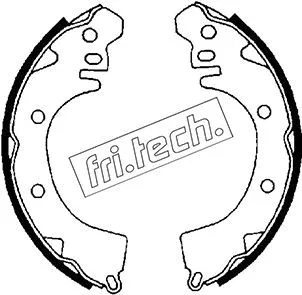 Jeu de mâchoires de frein fri.tech. 1064.155