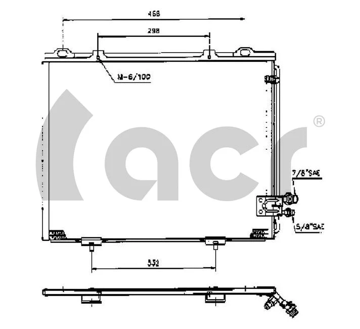 Condenseur, climatisation ACR 300271
