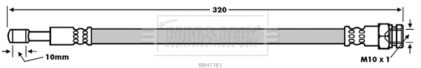 Flexible de frein BORG & BECK BBH7783