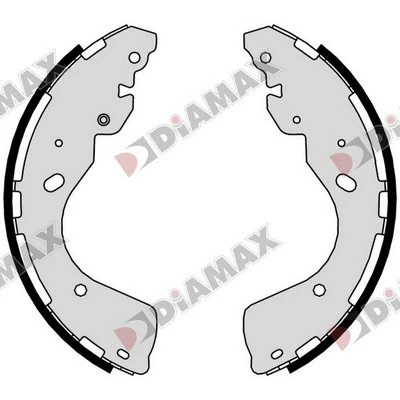 Jeu de mâchoires de frein DIAMAX N01386