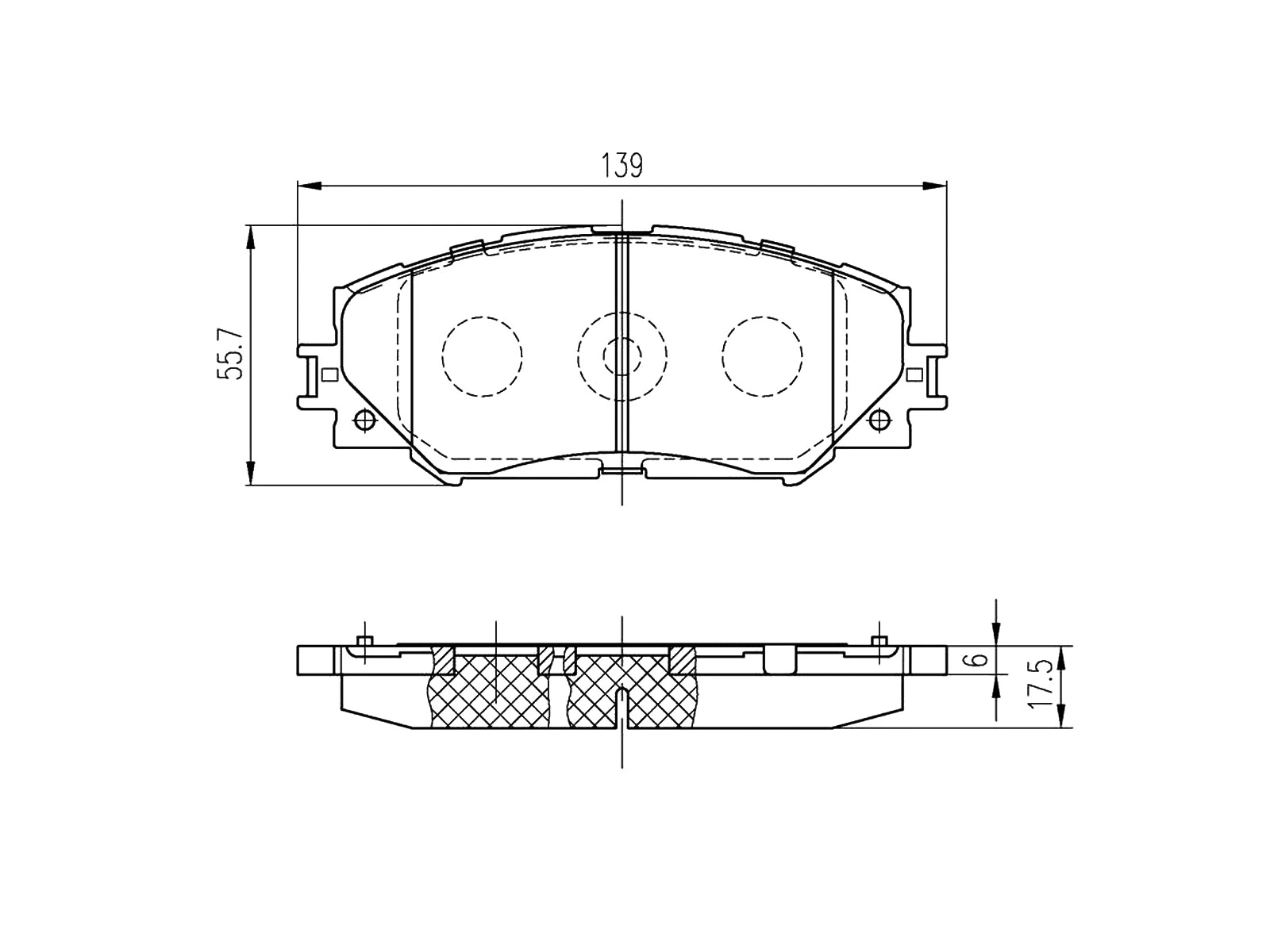 Kit de plaquettes de frein, frein à disque A.Z. Meisterteile AZMT-44-022-1243