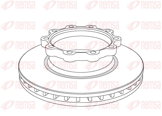 Disque de frein REMSA NCA1047.20