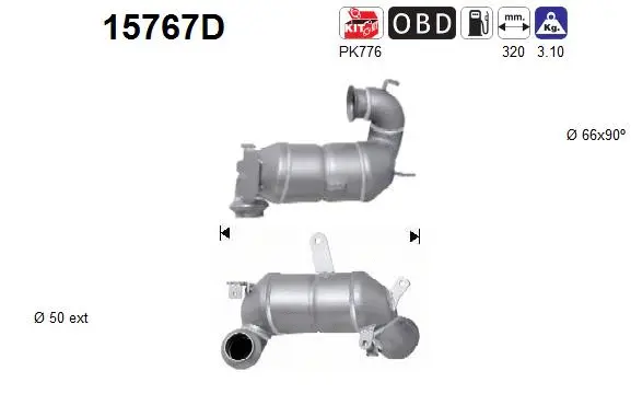 Catalyseur AS 15767D