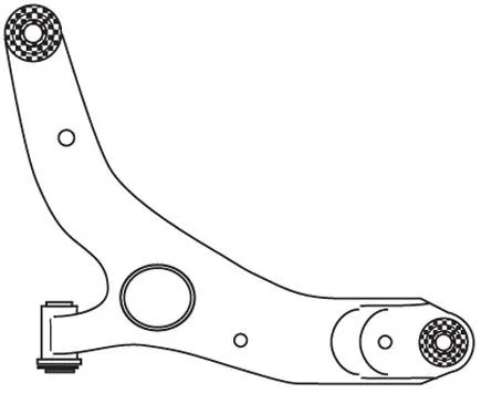 Bras de liaison, suspension de roue FRAP F3253