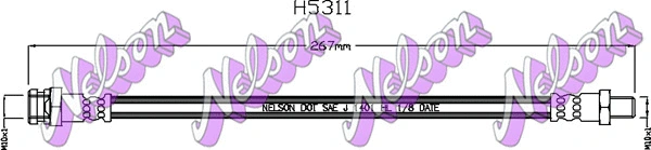 Flexible de frein KAWE H5311