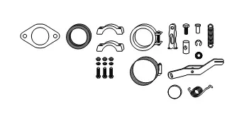 Kit d'assemblage, échangeur de chaleur HJS 82 11 1280
