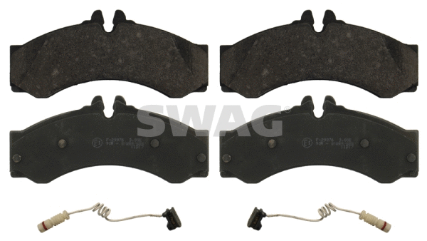 Kit de plaquettes de frein, frein à disque SWAG 10 91 6811