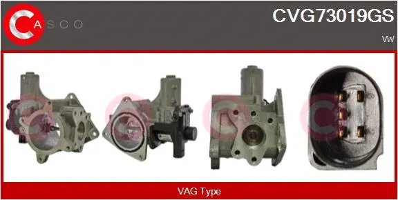 Vanne EGR CASCO CVG73019GS