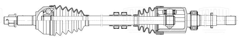 Arbre de transmission TRIALLI AR 1448