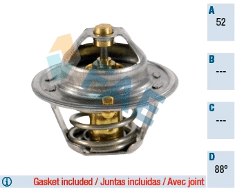 Thermostat, liquide de refroidissement FAE 5204888