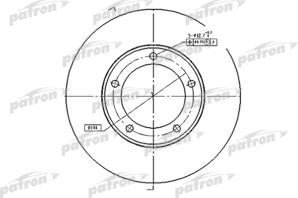 Disque de frein PATRON PBD4506