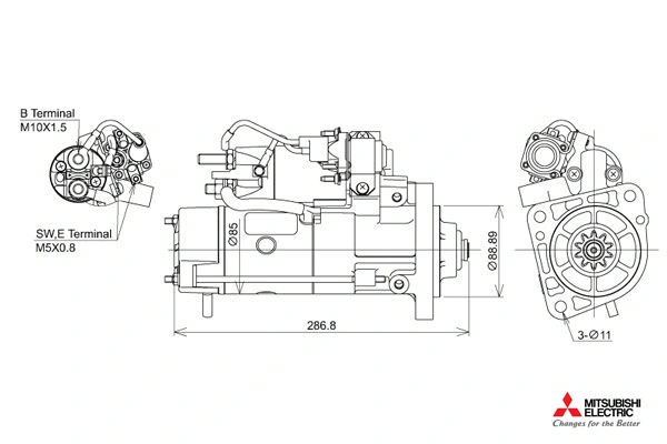Démarreur KUTNAK AUTOMOTIVE 723526/M