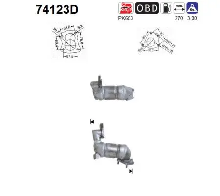 Catalyseur AS 74123D