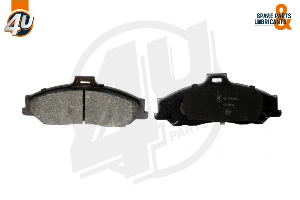 Kit de plaquettes de frein, frein à disque 4U Autoparts 22698FR