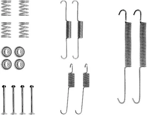 Kit d'accessoires, mâchoire de frein MINTEX MBA613