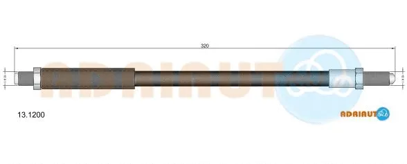 Flexible de frein ADRIAUTO 13.1200