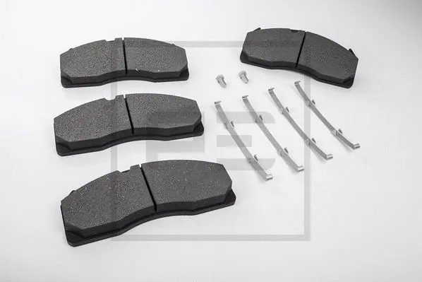 Kit de plaquettes de frein, frein à disque PE Automotive 086.316-00A