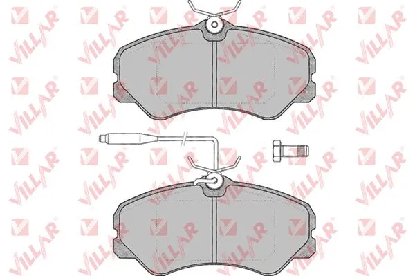 Kit de plaquettes de frein, frein à disque VILLAR 626.0011