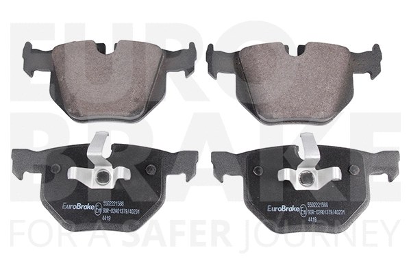 Kit de plaquettes de frein, frein à disque EUROBRAKE 5502221566