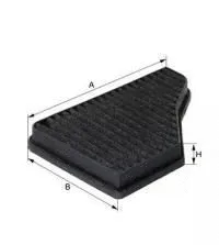 Filtre, air de l'habitacle UNIFLUX FILTERS XCK335