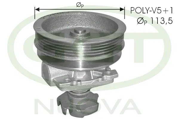 Pompe à eau, refroidissement du moteur GGT PA10672