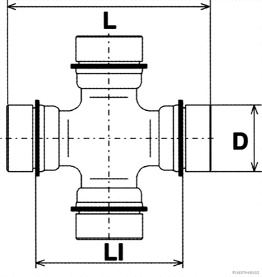 Joint, arbre de transmission HERTH+BUSS JAKOPARTS J2922005